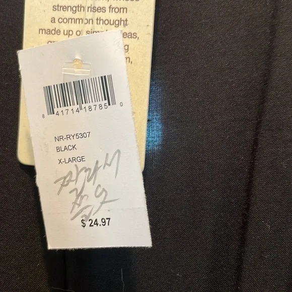 Elan black cotton slip dress (bw) - Picture 5 of 6